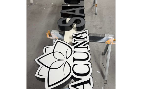 Channel letter by Miami Electrical Signs .Inc