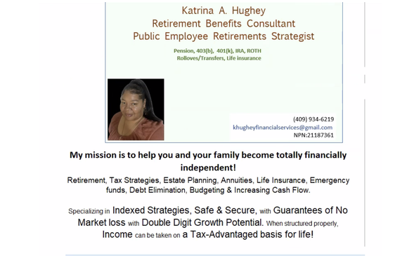 Retirement Strategist/Pension Review by K Hughey Financial Services