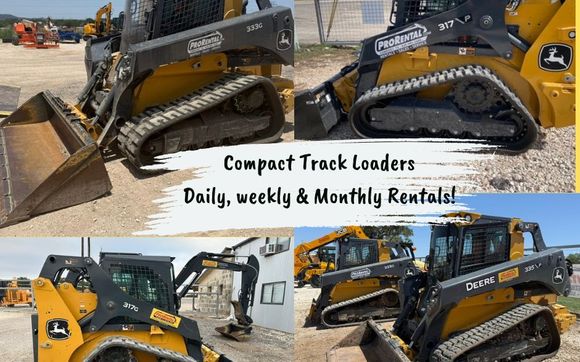 Compact Track Loader Skid Steers by Pro Rental