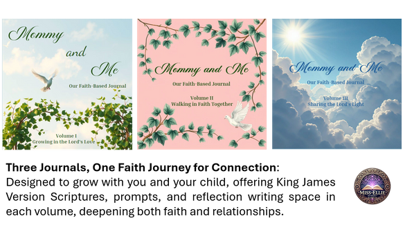 Three Separate Volumes of Faith-Based Journals by Miss Ellie Network