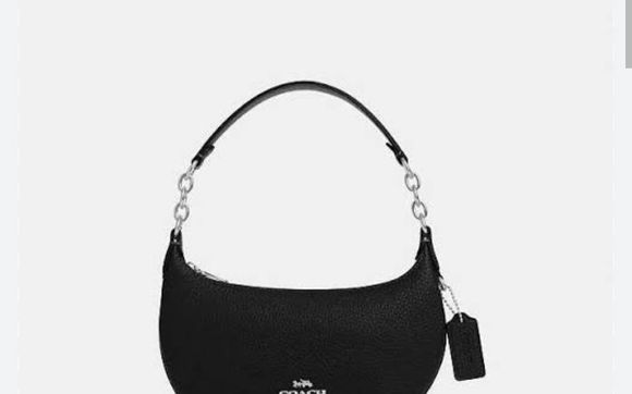 Black Coach bag by Poppin' Keychains