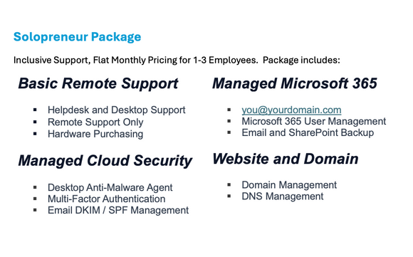 Solopreneur Package by Southwest Cloud Partners