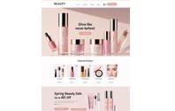 Beauty & Skincare Website Design by 7DaysExpert