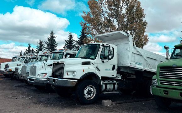 Gravel truck services by PHAULING