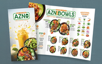 Restaurant Menus, Menu Design by JMJ Graphic Designs, LLC