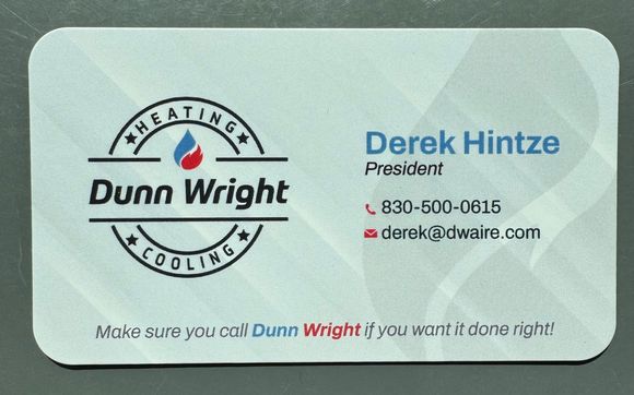 Residential & Commercial Air Conditioning Services  by Dunn Wright heating and cooling