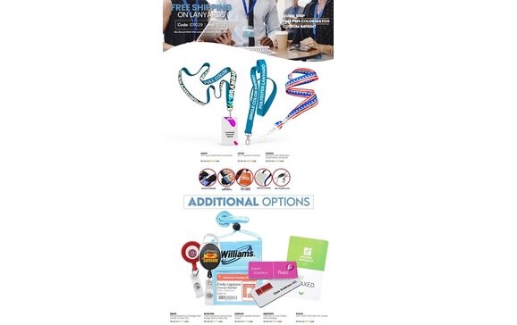 FREE SHIPPING on lanyards by Park Place Printing & Promotional Products, LLC