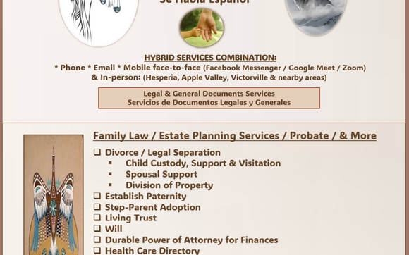 Caring & helping hands in tough times  by New Beginnings - Legal Document Services (High Desert Area)