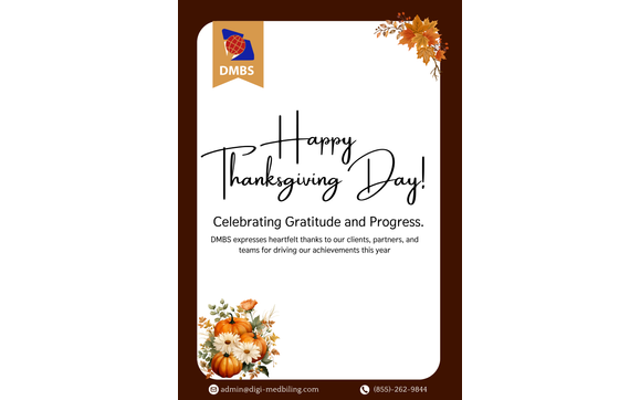 🦃 DMBS Thanksgiving Message 🦃 by Digital Med Billing Solutions