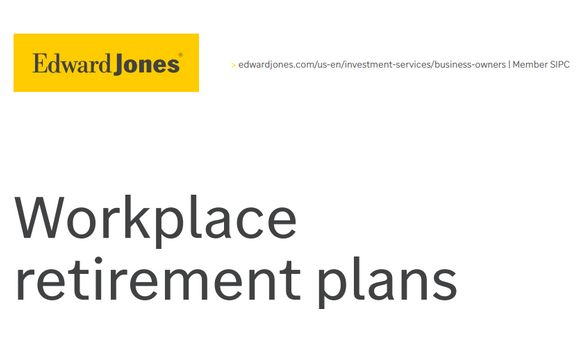 Pre-Packaged Workplace Retirement Plans for business owners by Edward Jones - Financial Advisor: April Norris