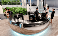 Prefab foodservice counters and stands by Podular Inc.