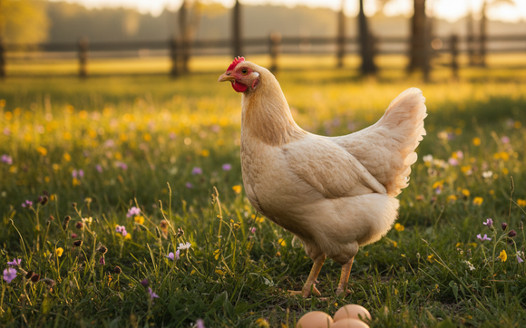 Free Range Chickens by Beauchamp Bend (pronounced "Beach um")