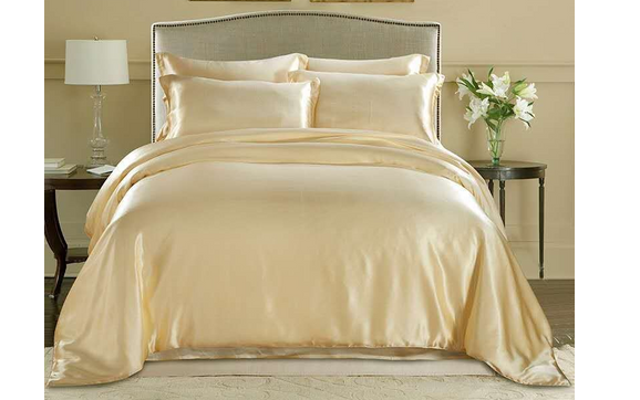 30 Momme Silk Sheets Champagne Gold by Panda Silk