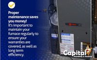Furnace Repair/Replacement by Capital Plumbing & Heating Ltd.