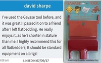 Strap Corner Protector Installation Tool/Gavase Tool by Gavase Tool, LLC