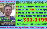 BEST MASSAGE! EFFECTIVE THERAPY! STRESS/TENSION/PAIN INSTANT RELIEF! INSTANT NATURAL HEALING! by Instant Natural Healing in Louisville!