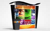 Hybrid Extrusion Displays by Radiant Exhibits