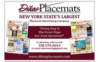 Dikas Advertising Inc. / Placemat Advertising by Dikas Advertising Inc.