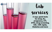 Laboratory services by Zion Urgent Care Clinic