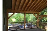 Timber Frame construction by Ryan Construction and Lumber