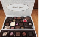 Thank-You Boxed Chocolates! 3 lids to choose from! by Faithful Chocolates