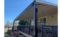 Super strong structural steel deck canopies by Perka Building Frames
