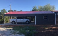 Portable wood buildings including sheds and tiny homes, and metal structures including RV covers, barns, and garages by Affordable Outdoor Buildings