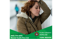 Metal Health First Aid  by St. John Ambulance, York Region 
