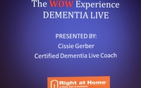 Dementia Live training  by Right at Home North Suburban Chicago 