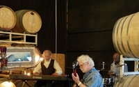 Warm excitement at a WA winery on the peninsula.  by Lonnie Mardis Music