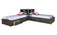 Twin beds and corner Coaster 400937 by The Furniture Authority