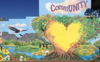 Offer your wall to a community message by Murals Your Way