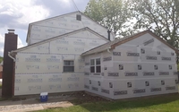 Vinyl siding installation  by DWR Enterprises LLC