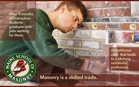 Maine School of Masonry dedicated to teaching the fundamentals of masonry by Maine School Of Masonry