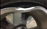 Bent wheel repair by Kwicksilver Dallas