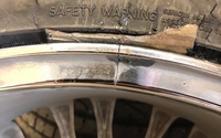 Cracked wheel repair by Kwicksilver Dallas