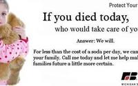 Protect your loved ones today from an unexpected tragedy tomorrow...Term Life and Whole Life Insurance products by Dan Stickradt, Farm Bureau Insurance-The Brian Costello Agency