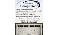 Garage Door Installation, Service, and Repair  by Menard Garage Doors