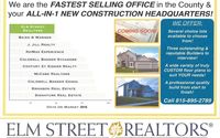 YOUR New Construction Headquarters! by Elm Street Realtors