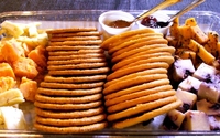 Flights of wine with a cheese sampler by Northleaf Winery