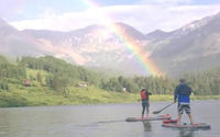 stand up paddle boards, rafts, inflatable kayaks, kayaks, river surfing sups,disc golf, rock climbing and skate boards by Montrose Kayak and Surf
