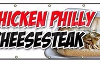 PHILLY CHEESE STEAK AND CHICKEN PHILLY CHEESE  by Slice of heaven pizza