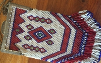 Reweaving of old bead work by Moonstone Jewelry & Design