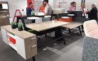 Fluid Workstations from NewVo Interiors  by NewVo Interiors LLC