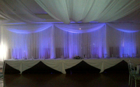 L.E.D. Up lighting by A&M Sounds Disc Jockey Service