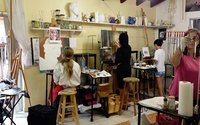Oil painting and drawing classes, Old Master techniques. Artists Line Brush Hanger by Studio Atelier