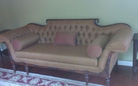 Antique French sofa by Sciacca's Upholstering & Design Center