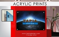 Acrylic Signs with custom Print in Orange County California by Tapia Design - Printing & Logo Design Services-Banners-Displays-Signs printing in Anaheim, California