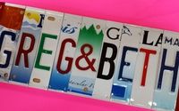 License Plate Word Signs purchase at Licenseplateheaven.com  by License Plate Heaven.