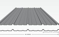 Exposed Fastener Rib Panel  by RCA Metal Supply